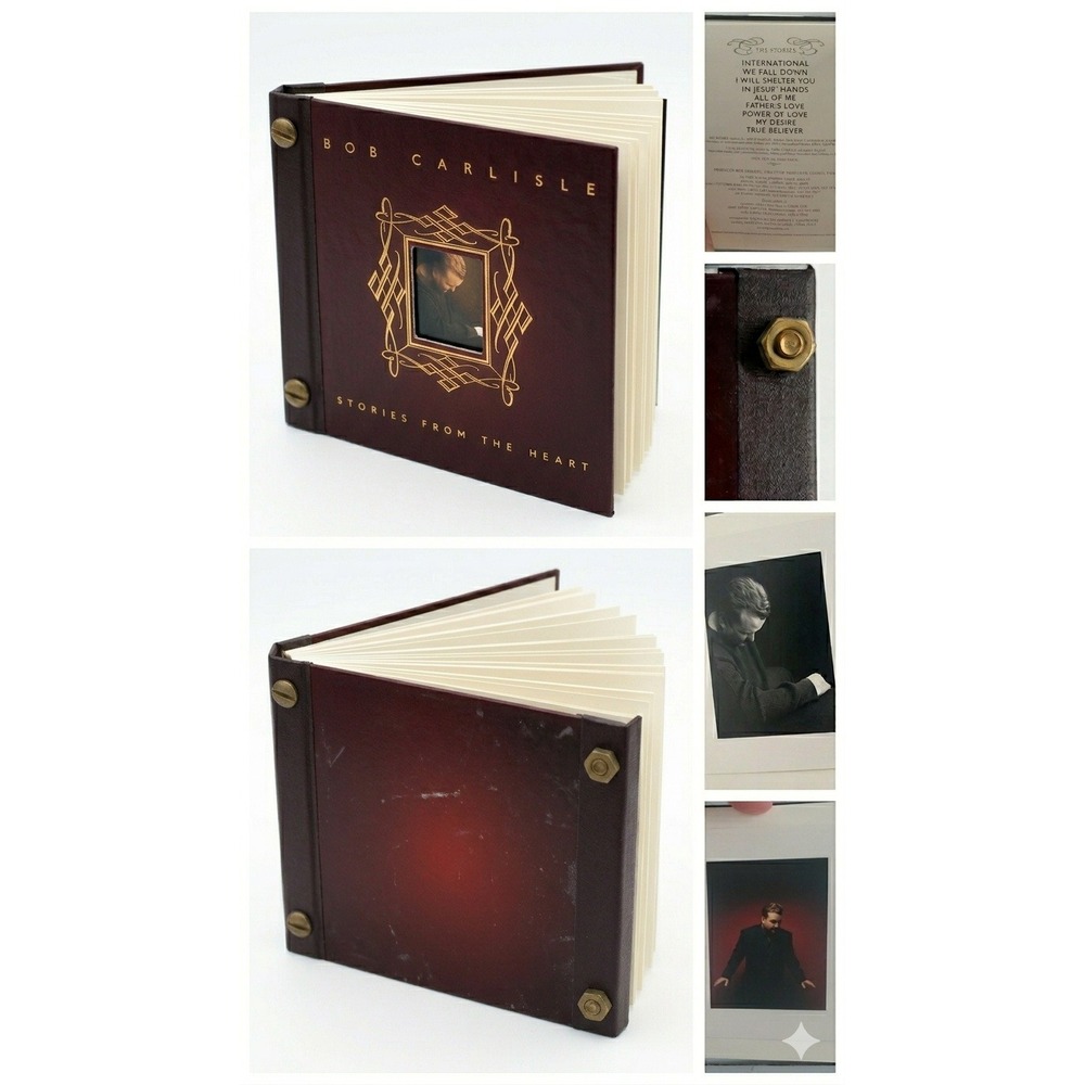 Bob Carlisle Stories From The Heart CD Book Set 1998 Limited Edition Promo CCM